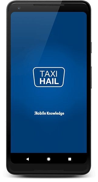 taxi cab hail mobile app interface splash screen