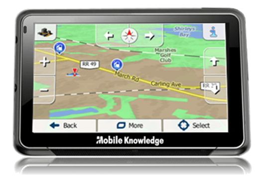 mobile data terminal taximetre screen navigation